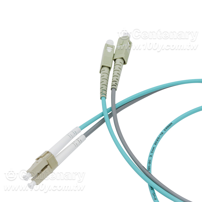 防鼠鎧裝光纖跳線(OM3)50/125um 線材Φ3.0mm LC-SC - 156704 產品圖片
