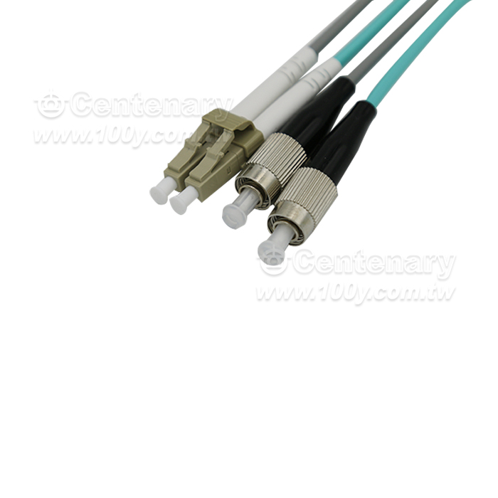 防鼠鎧裝光纖跳線(OM3)50/125um 線材Φ3.0mm LC-FC - 156705 產品圖片