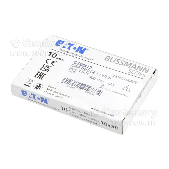 慢熔圓筒保險絲12A/500V - 156733 產品圖片