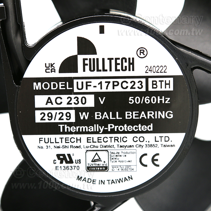 AC軸流扇 230V - 59130 產品圖片