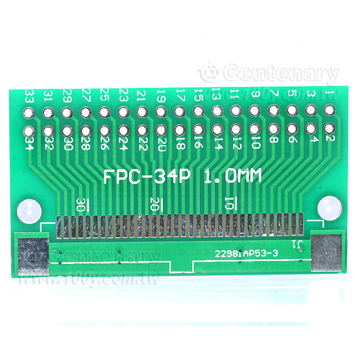 FPC/FFC排線轉接板轉直插34P - 156792 產品圖片