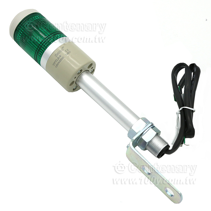φ50桿式一層警示燈 12VAC/DC 綠 - 94255 產品圖片