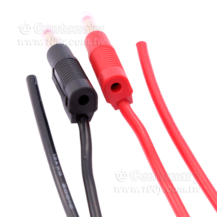 4mm retractable jacket gold plated banana single plug test cable 600V/32A - 157658 Product Image