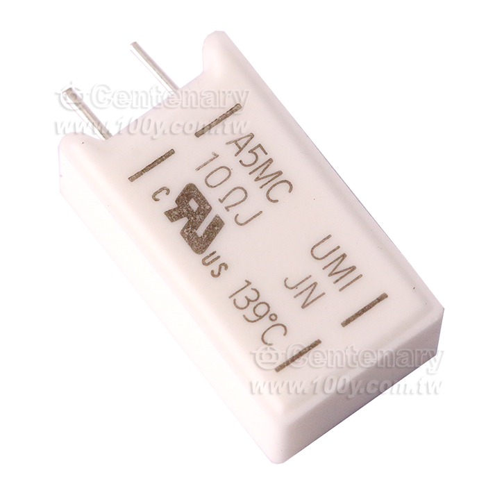 10Ω 5W 139°C的水泥電阻附溫度保險絲 - 157524 產品圖片