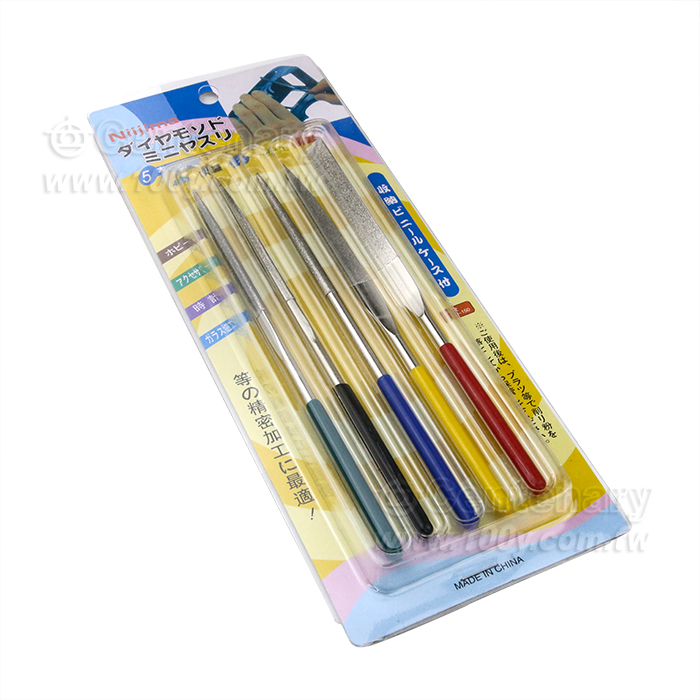 鑽石銼刀 5*180mm 5支組 - 128295 產品圖片