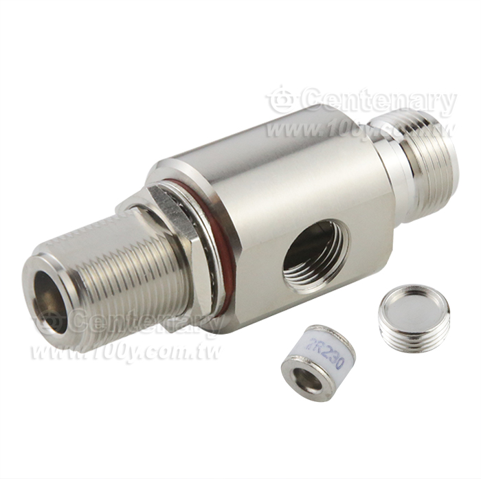 N型母轉母穿牆3G避雷器N-KK DC-3GHz天饋避雷器 - 158504 產品圖片