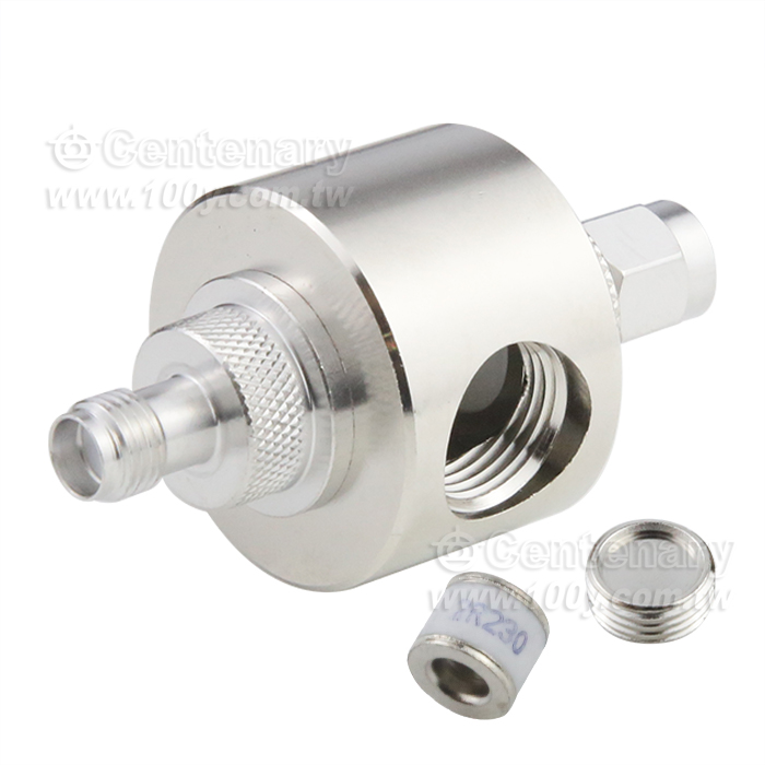 SMA公轉母圓腔3G避雷器SMA-JK DC-3GHz天饋避雷器 - 158508 產品圖片