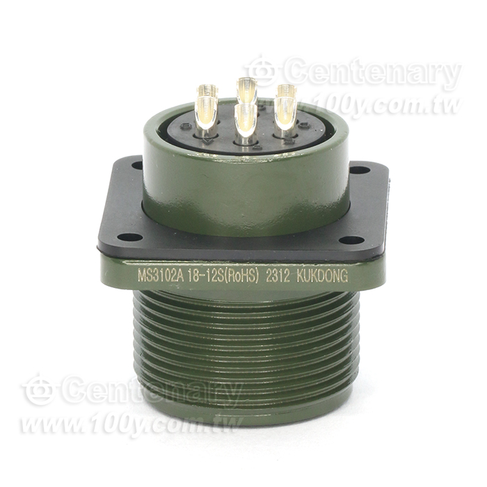 6P母端械外插座13A~20A 500Vac - 51132 產品圖片