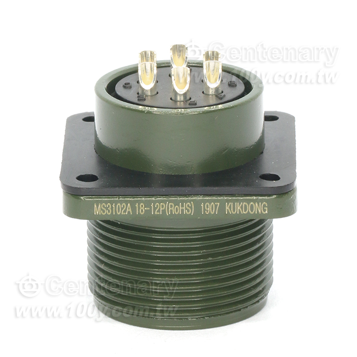 6P公端械外插座 13A~20A 500Vac - 51133 產品圖片