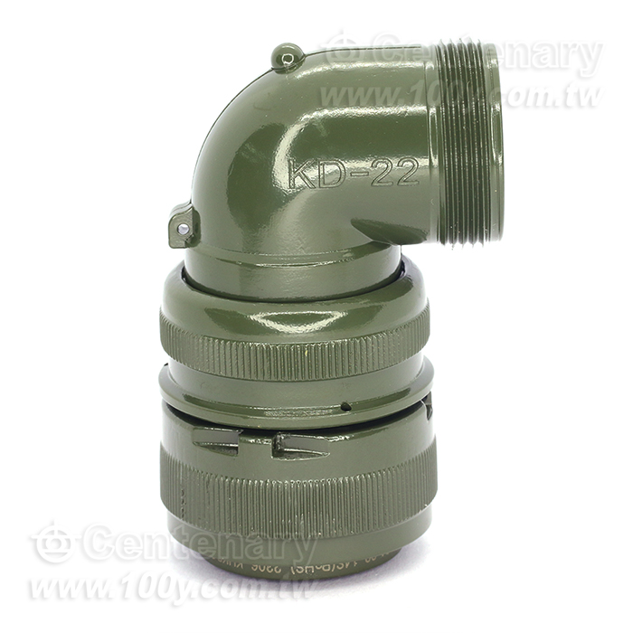 19P母端彎管接頭20A/500Vac - 53280 產品圖片