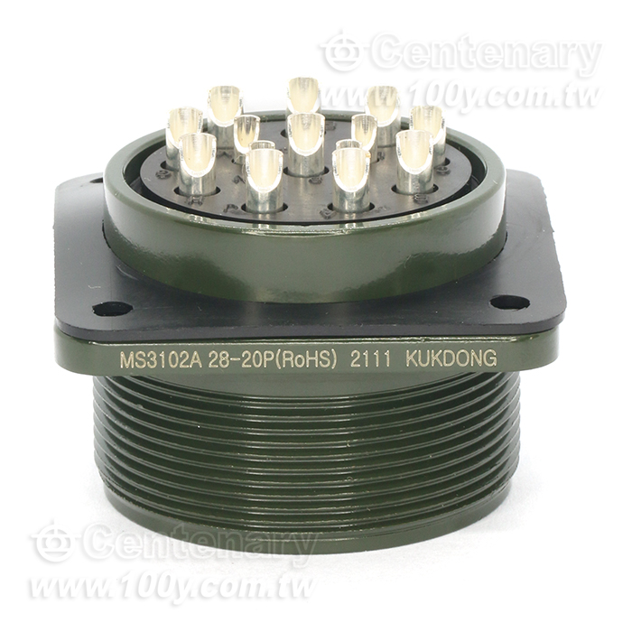 14P公端直管接頭 13A~20A/500Vac/700Vdc - 157707 產品圖片