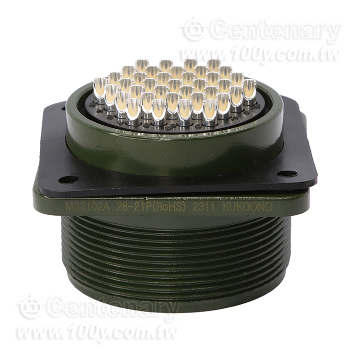 37P Box Mount Receptacle - 30874 Product Image