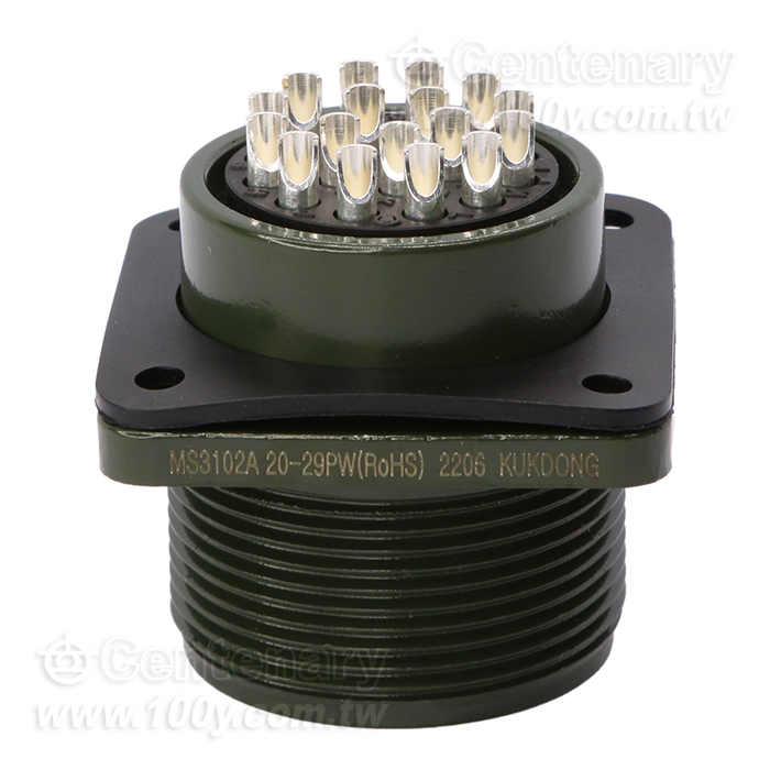 17P Box Mount Receptacle - 52063 Product Image