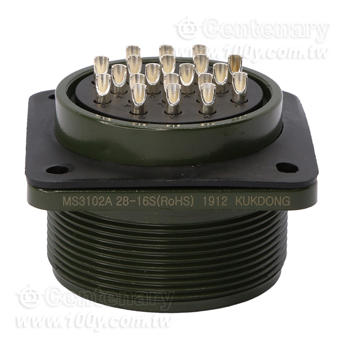20P母端械外插座20A 500Vac - 57024 產品圖片