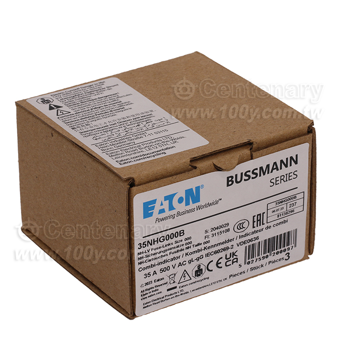 Bussmann   Gg/Gl慢鎔型熔斷器35A 500V - 49146 產品圖片