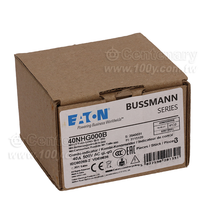BUSSMANN_NH DIN Dual Indication Fuse - 49147 Product Image