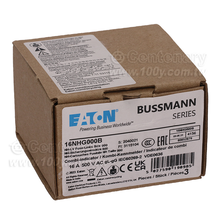 Bussmann   Gg/Gl慢鎔型熔斷器 - 49140 產品圖片