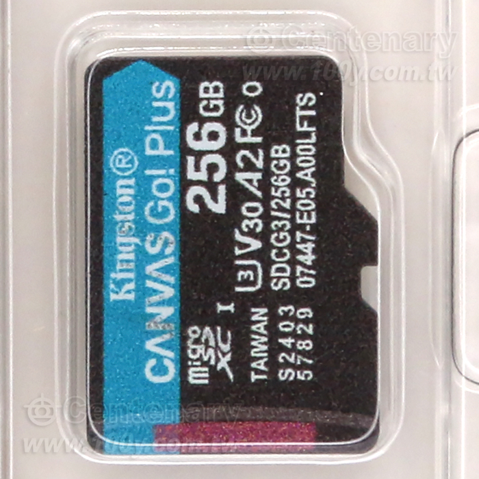 Kingston TF內存卡 256G V30 170M/S - 159565 產品圖片