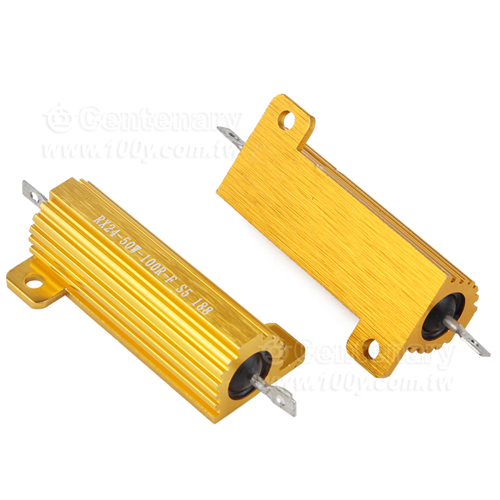 50W黃金鋁電阻 100ohm ±1%【無鉛】 - 40874 產品圖片