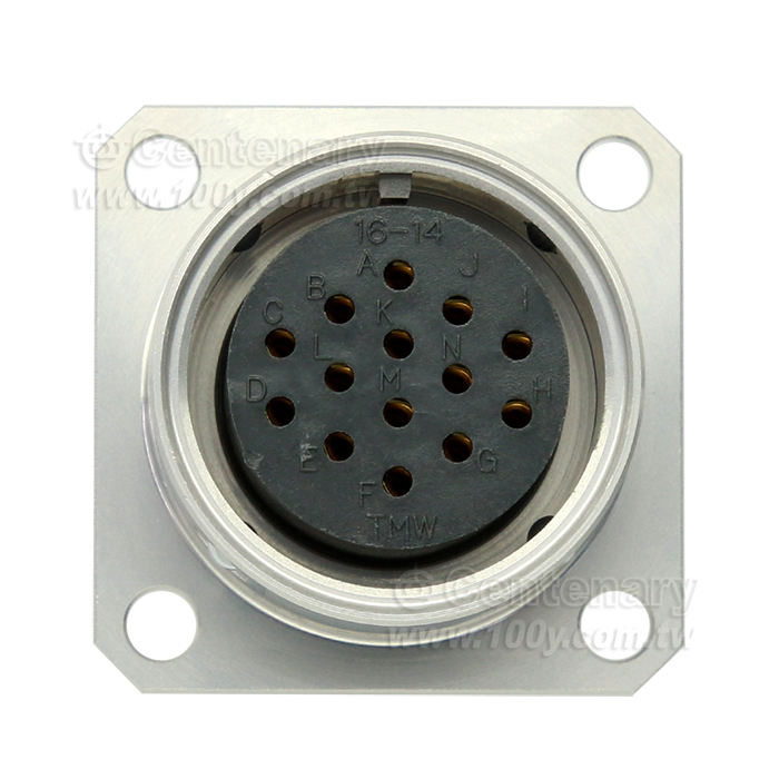 "TAJIMI" PRC04 Series 14P square female socket 5A/350V - 157758 Product Image