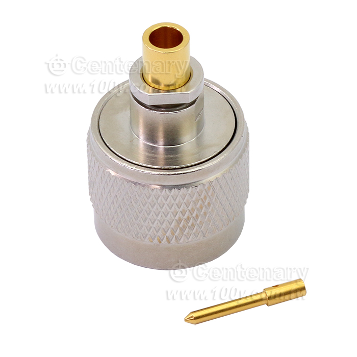 N Plug  For RG402 Flexible; 18GHz VSWR 1.2 - 94702 產品圖片
