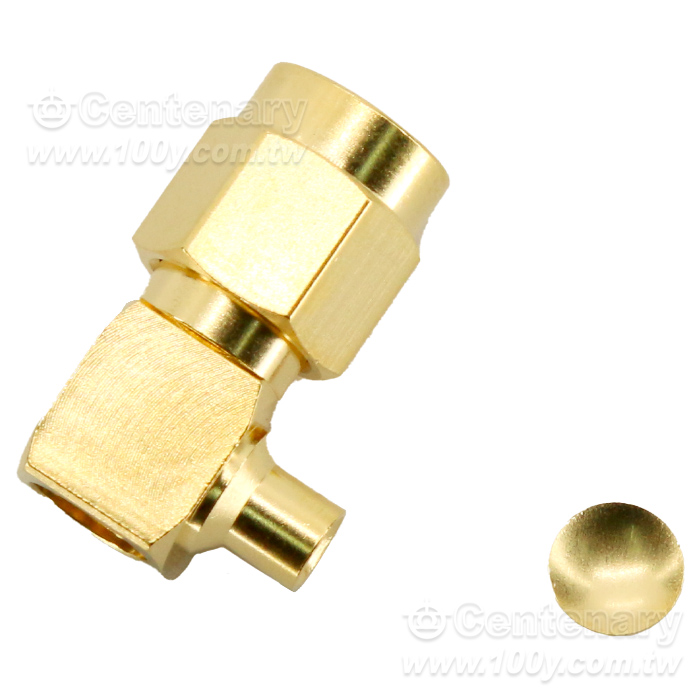 SMA Plug Solder Right Angle - 95124 產品圖片