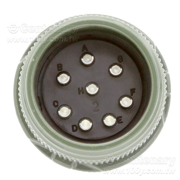 8P公端直管接頭13A~20A 500Vac - 157563 產品圖片