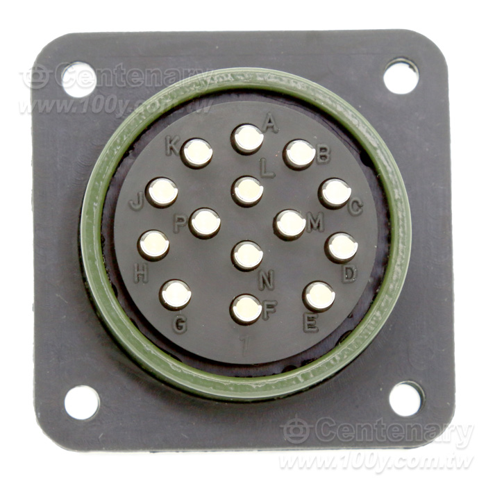 14P母端械外插座13A~20A 500Vac/700Vac - 157699 產品圖片