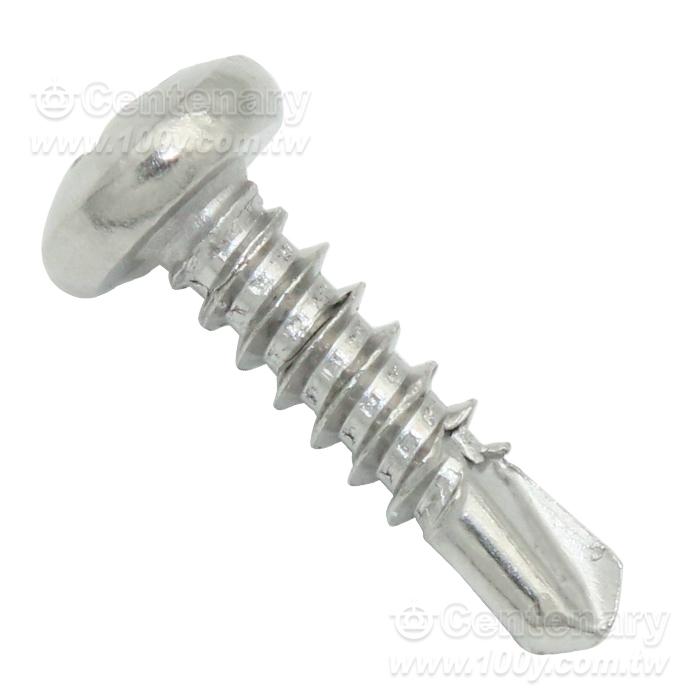 304 Round Head ⊕ Type, Tip Tail Self-Tapping Screw - 160681 Product Image