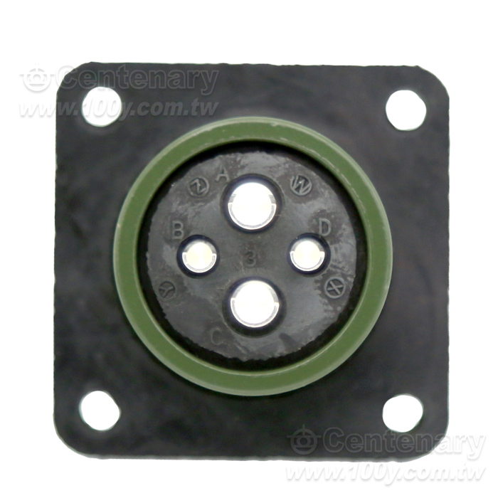 4P公端械外插座 23A~35A 500Vac - 56603 產品圖片