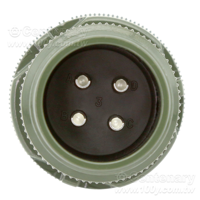 4P公端直管接頭 13~20A 900Vac - 59252 產品圖片
