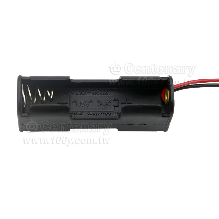 3號2只 背靠背電池盒方型(ROHS)(串聯) - 161226 產品圖片