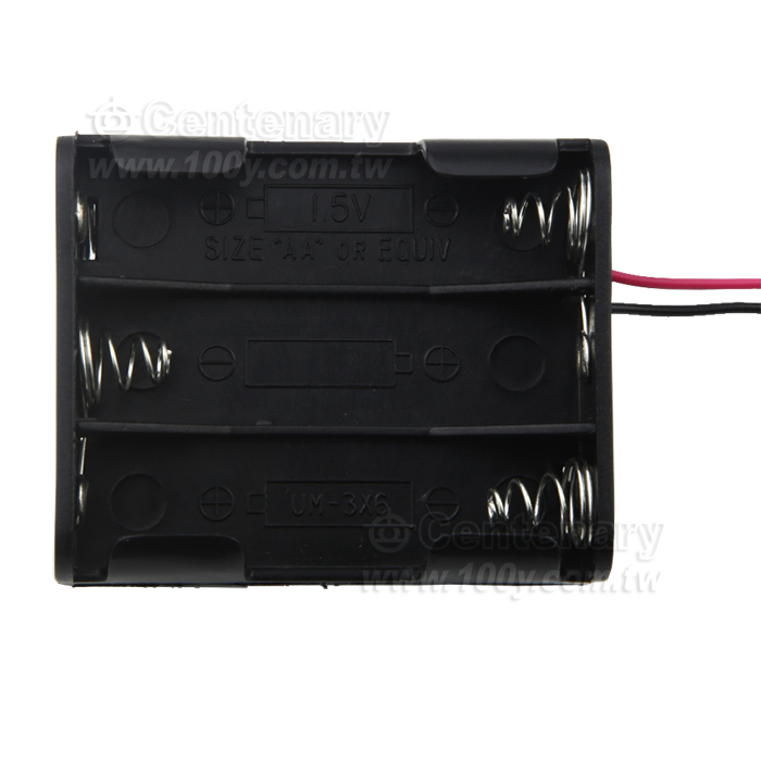3號6只 背靠背電池盒方型 (串聯) - 161227 產品圖片