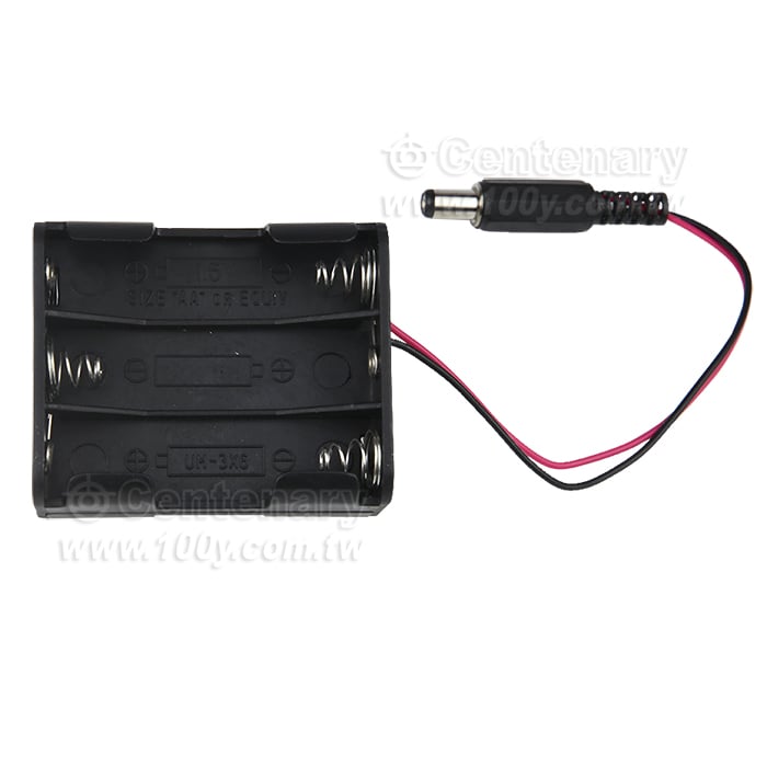 3號6只 背靠背電池盒方型 (串聯) - 161232 產品圖片