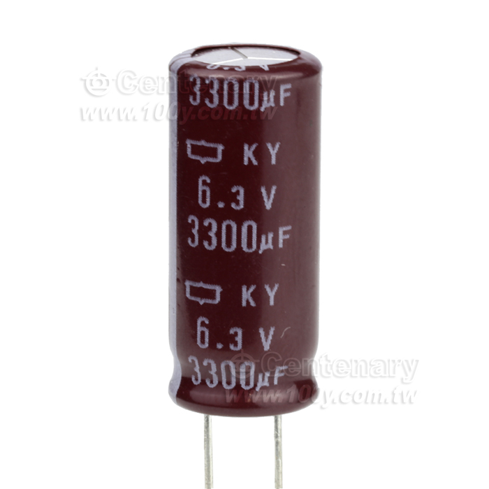 3300uF/6.3V  Super Low ESR/Impedance For Motherboard(RoHS) - 161480 Product Image