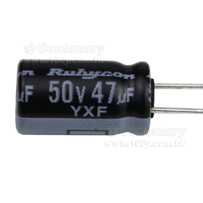 Rubycon_47uF/50V Miniature Aluminum Electrolytic Capacitor - 161483 Product Image