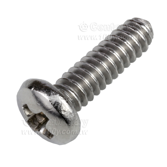 不銹鋼304 十字圓頭螺栓4#-40*3/8(9.53mm)-4#（M2.84) - 161631 產品圖片