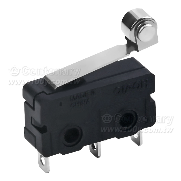 銀觸點微動開關5A/125/250V 1開1時閉 - 39582 產品圖片