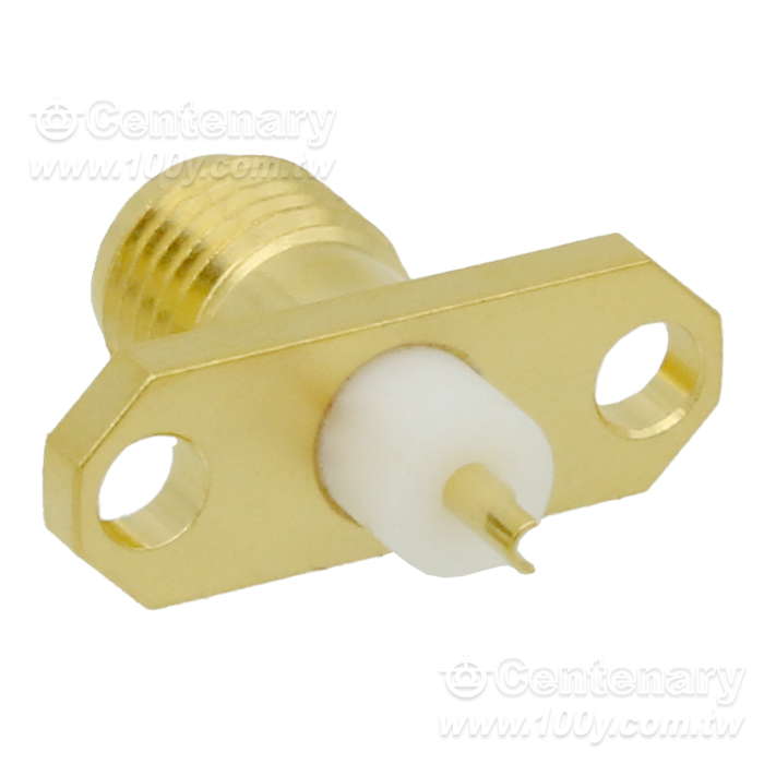 SMA Jack ϕ16mm 2 Hole Flange - 95199 產品圖片