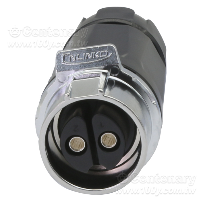 Cnlinko  LP28 Type Connecting 2-core/dock Female Plug/Multi core power supply Industrial waterproof connectors - 161661 Product Image