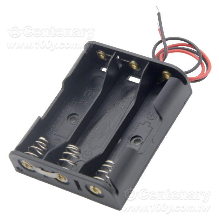 14500電池盒-3節5號 (並聯) 1.5V 帶導線 58*48*15mm - 162737 產品圖片