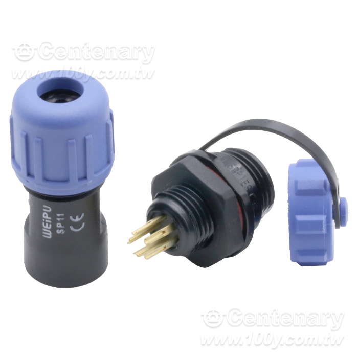 電纜插頭+電纜對接插座 5P - 162728 產品圖片