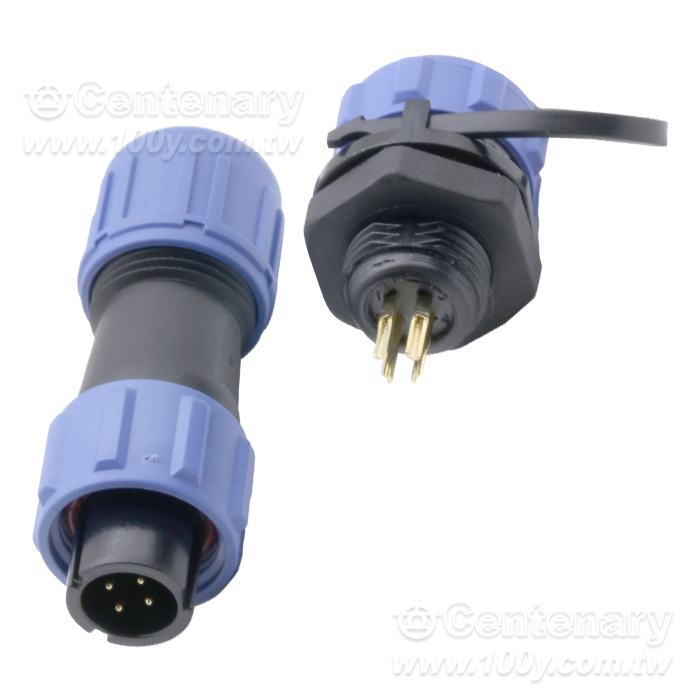 電纜插頭+後螺母插座 4P - 162731 產品圖片