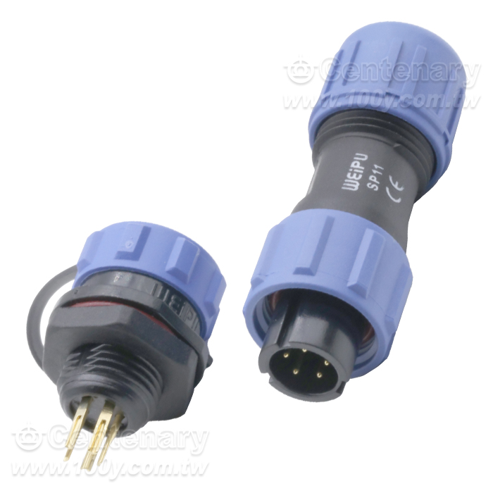電纜插頭+後螺母插座 5P - 162732 產品圖片