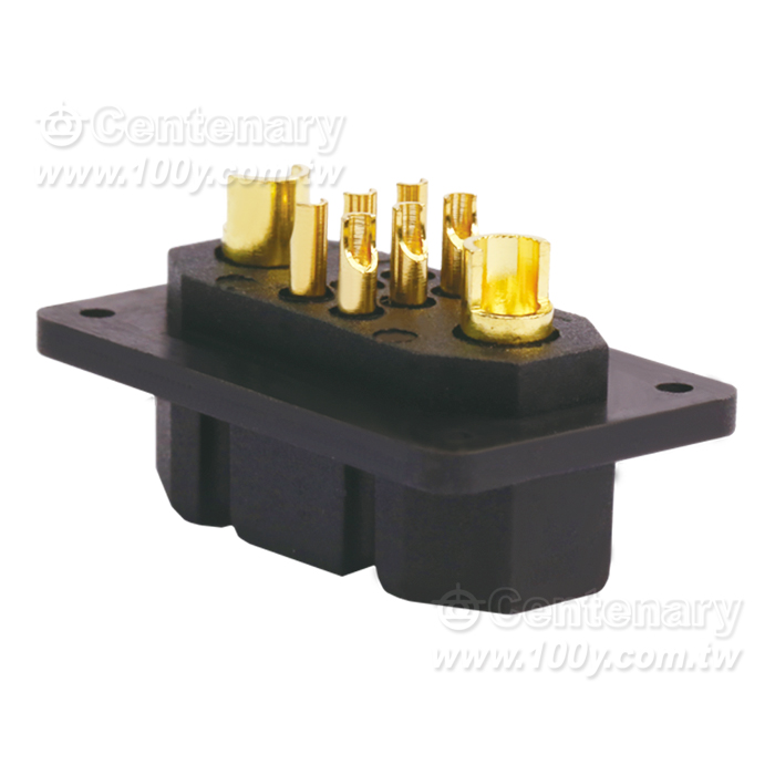 EC5航模插頭  2+6母頭 30A/500V - 162671 產品圖片