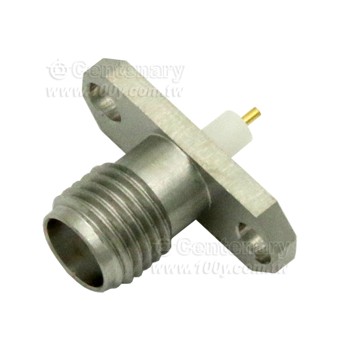 SMA Jack ?16mm 2 Hole Flange With Round Contact - 95511 Product Image