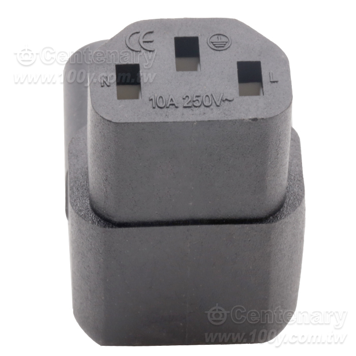 品字型轉換插頭 IEC320 C14轉C13 上萬頭 - 162774 產品圖片