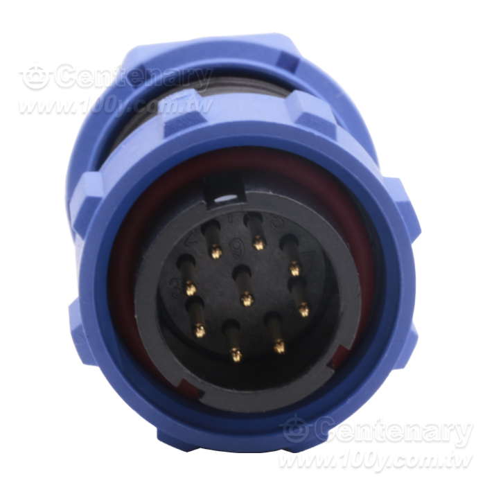 電纜插頭+電纜對接插座9P 4A/500V - 162807 產品圖片