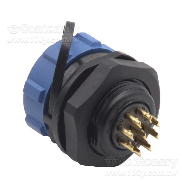 電纜插頭+後螺母插座9P 4A/500V - 162813 產品圖片