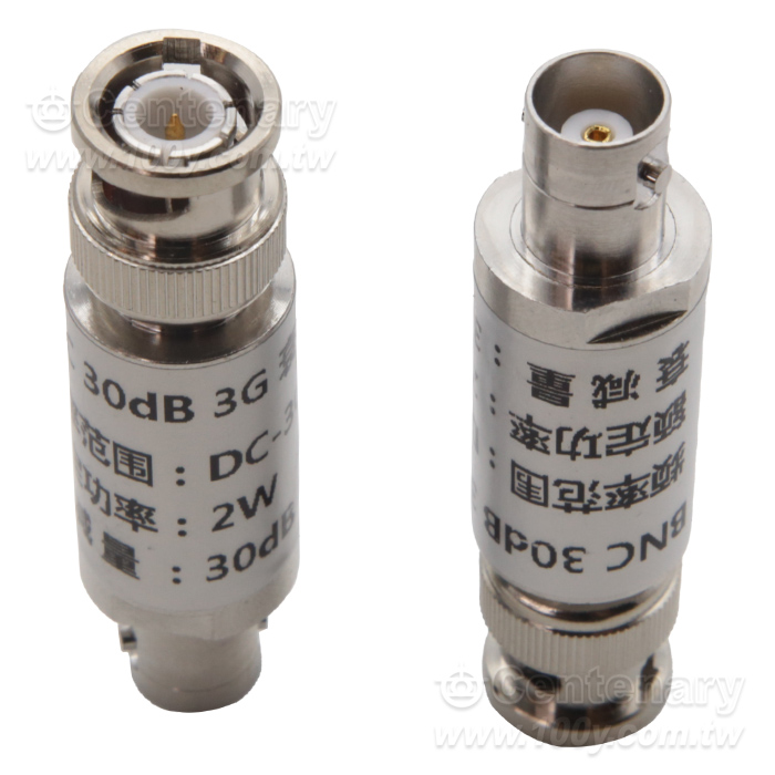 DC-3GHZ固定衰減器2W  BNC公轉母30dB - 162940 產品圖片